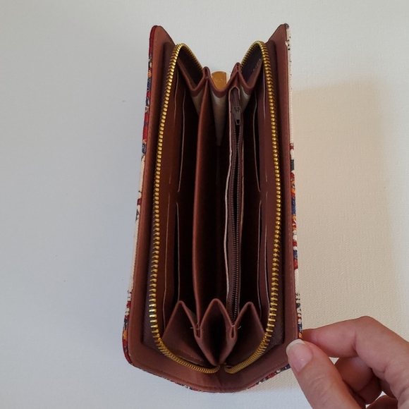 Handmad wallet with Ghalamkar fabric - Picture 4 of 5